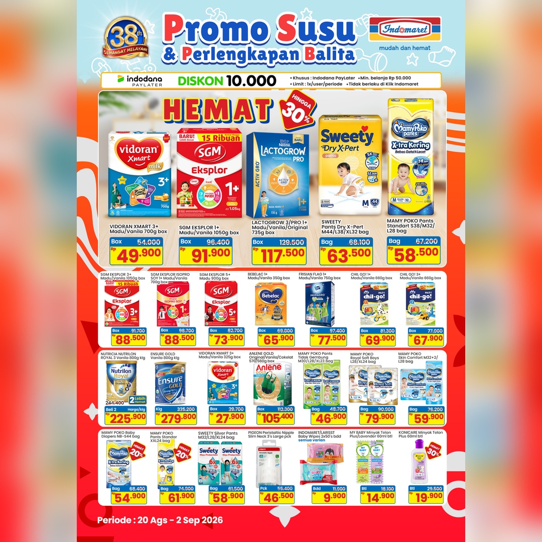 Promo Susu & Perlengkapan Balita