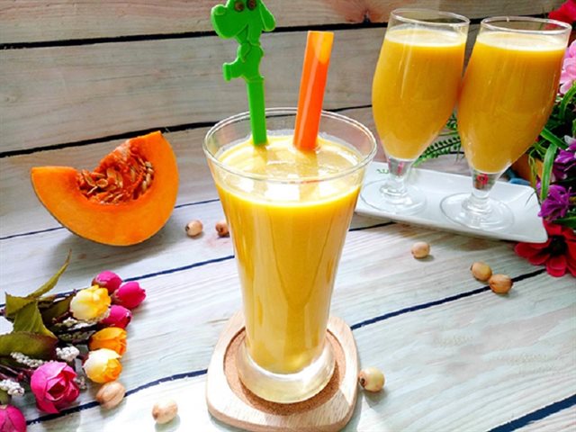 Sữa Bí Đỏ Hạt Sen Dinh Dưỡng