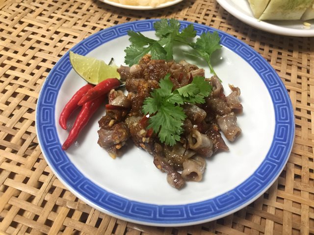 Lòng Non Cháy Tỏi Ớt