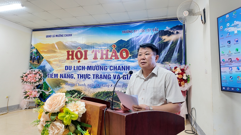 Trường Đại học Tây Bắc đồng hành cùng xã Mường Chanh tổ chức Hội thảo khoa học “Du lịch Mường Chanh: Tiềm năng, thực trạng và giải pháp”
