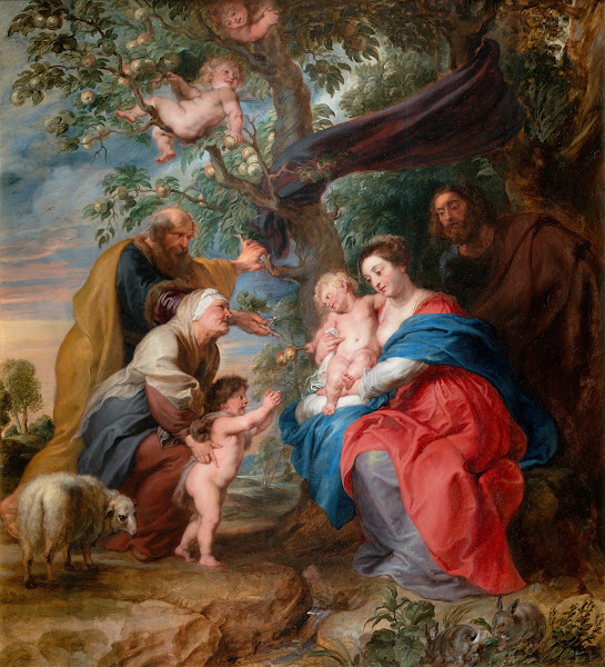 The Holy Family Under An Apple Tree c 1632