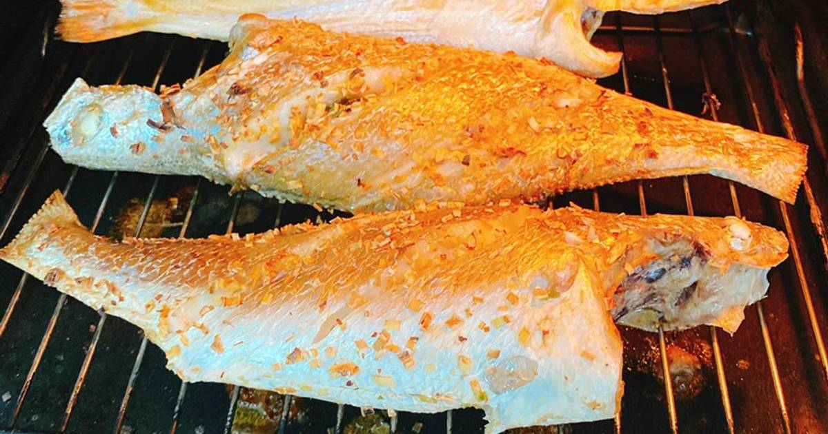 Cá Đù Muối Sả Ớt Nướng