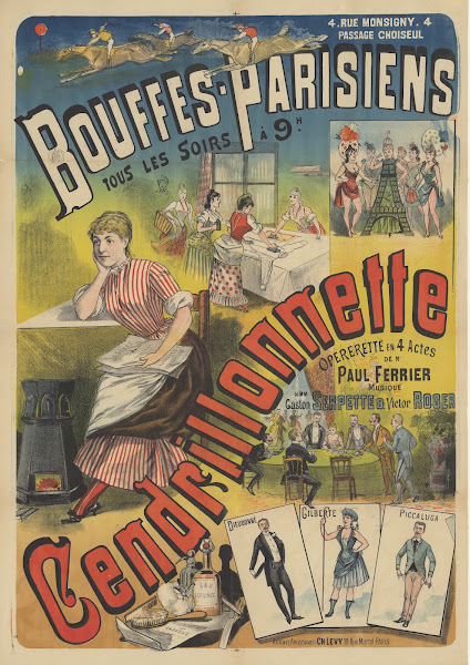 Bouffes Parisiens Cendrillonnette opérette en 4 actes 1888 1894