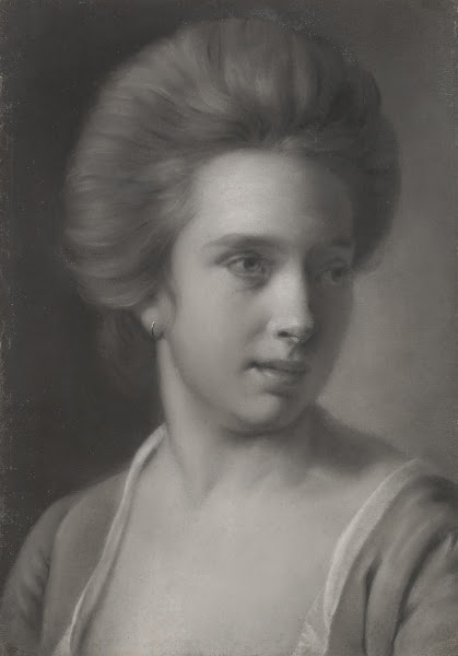 Portrait of a Woman Her Head Turned to the Right Wearing an Earring ca 177072