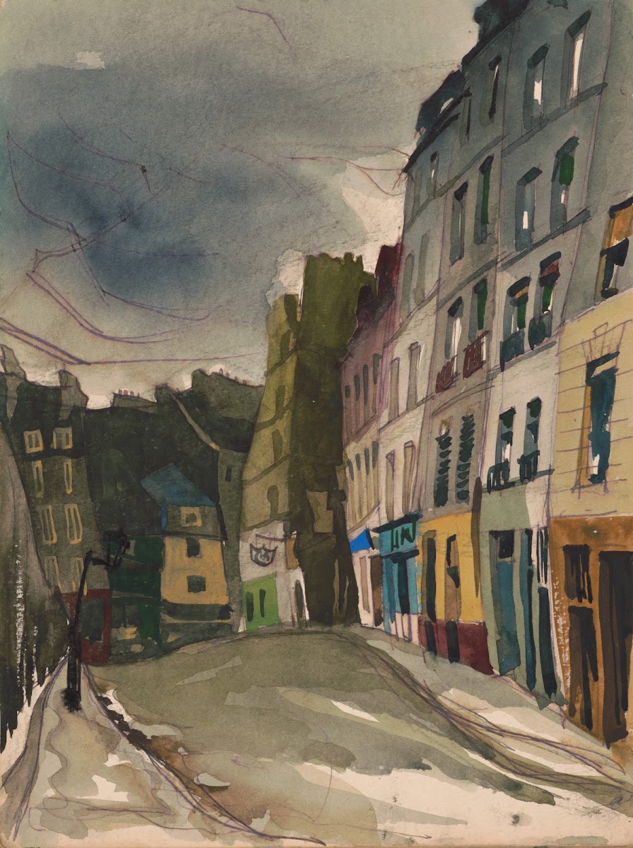 Rue Saint Julien le Pauvre Paris 5e 1949