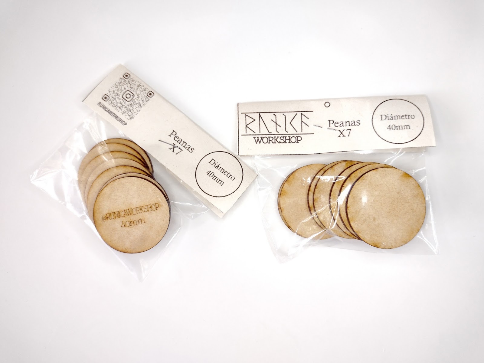 Peanas De 40 Mm X 7 Und