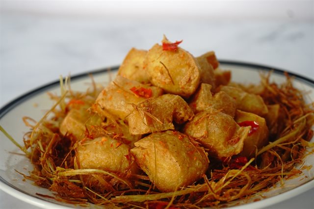 Đậu Hũ Rang Muối Sả