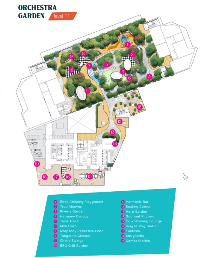 Centrix Type A floor plan — 571 sq ft, 1 bedrooms