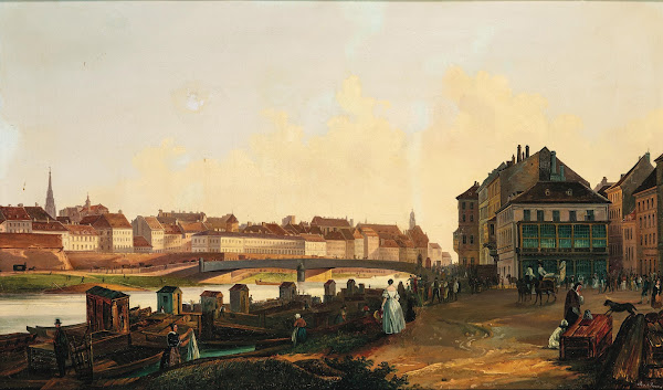 Vienna a View of the Ferdinandsbrücke 1842