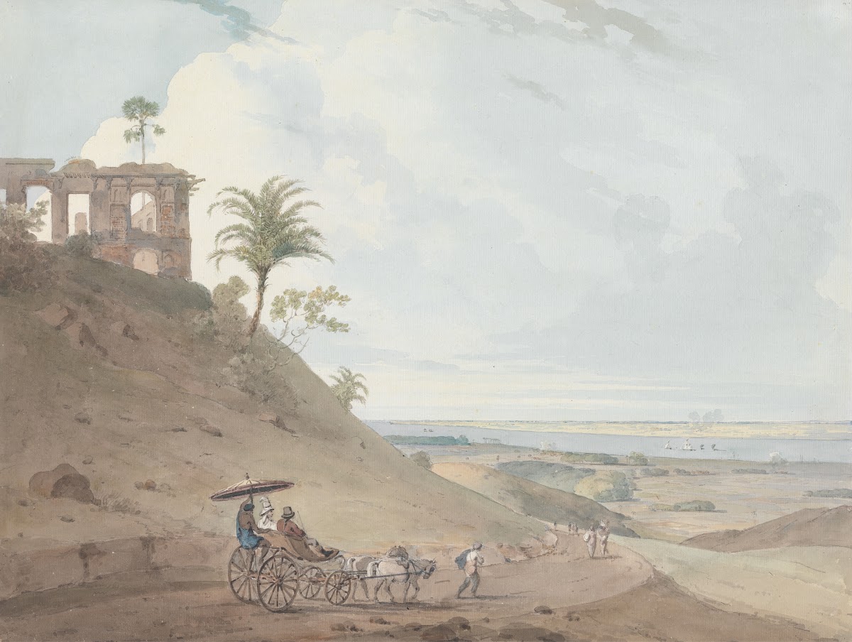 Ruins on Pir Pahar near Monghy Bihar 1790