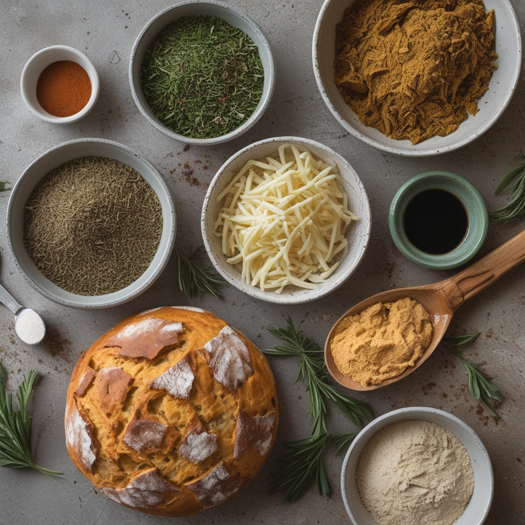 Ingredients for Italian Herbs and Cheese Bread: Discover the Secret to Crafting Irresistible Homemade Loaves with Ease