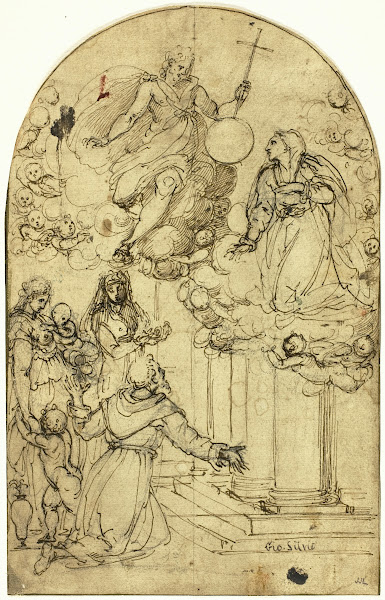 Vision Of Saint Francis Of Assisi At Portiuncula