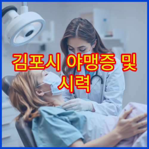 김포시 야맹증 및 시력 저하 원인 검사 가능한 안과 병원 정보