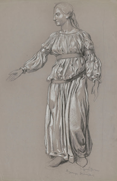 Design for Freyjas costume 1895