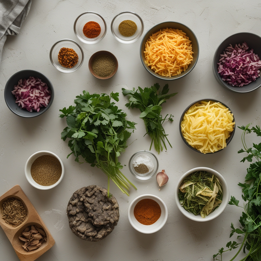 Ingredients for Wondering How to Make Rice Patties? Easy Homemade Recipe for Crispy, Flavorful Rice Patties