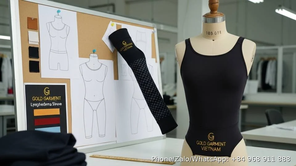 Nighttime Lymphedema Sleeve - Gold Garment Vietnam
