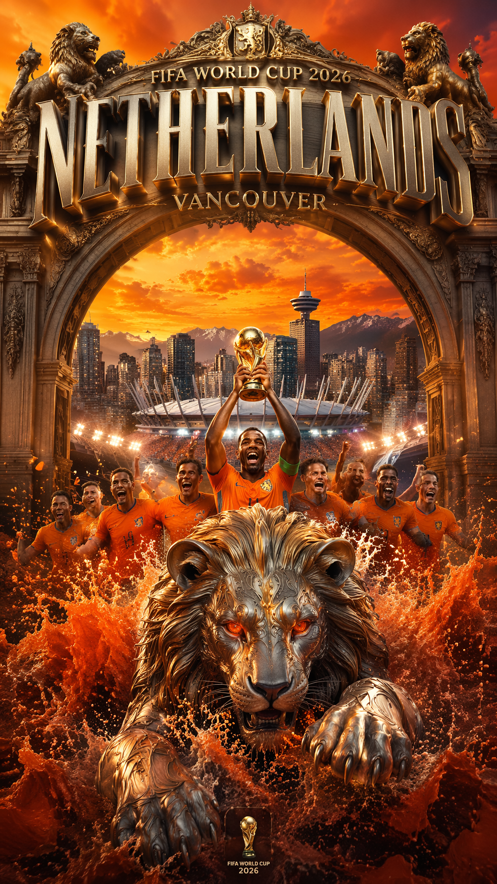 Un póster cinematográfico épico para