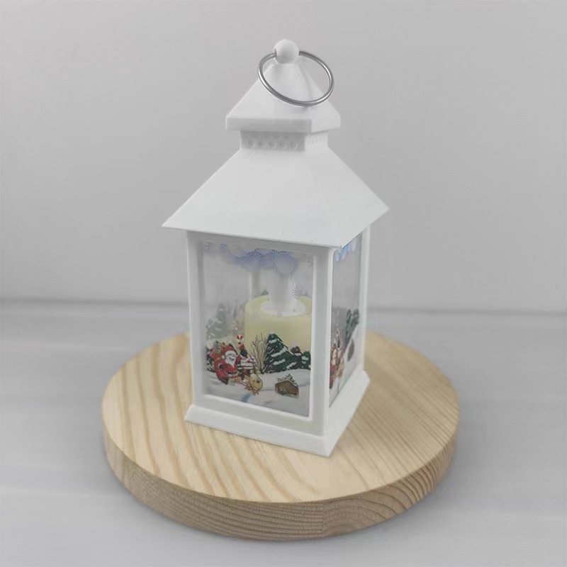 Decorative LED lantern with electronic candle