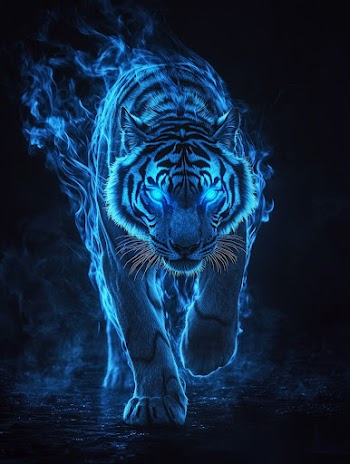 Glowing Tiger Picture