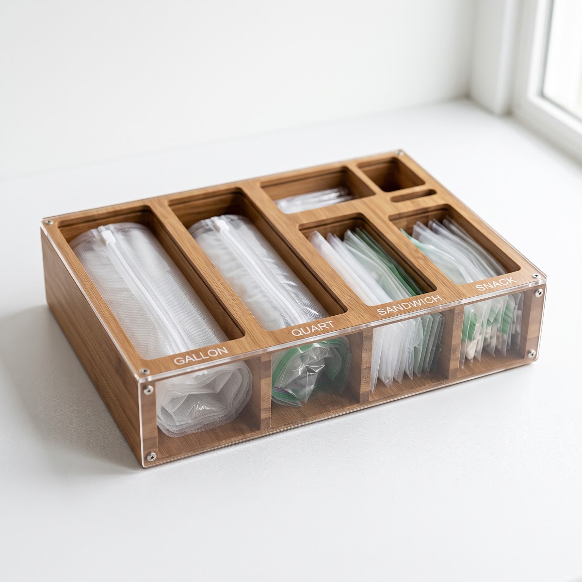 Best Food Storage Bag Organizers for Kitchen Drawers (2026) - BEST PREMIUM — PRODUCT SHOT