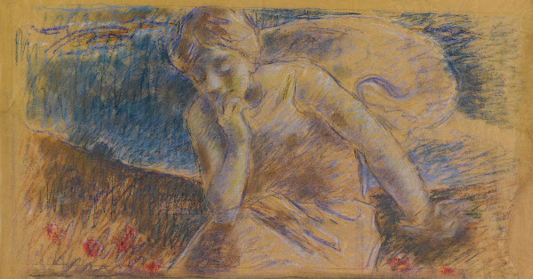 Figura Femminile Nel Prato