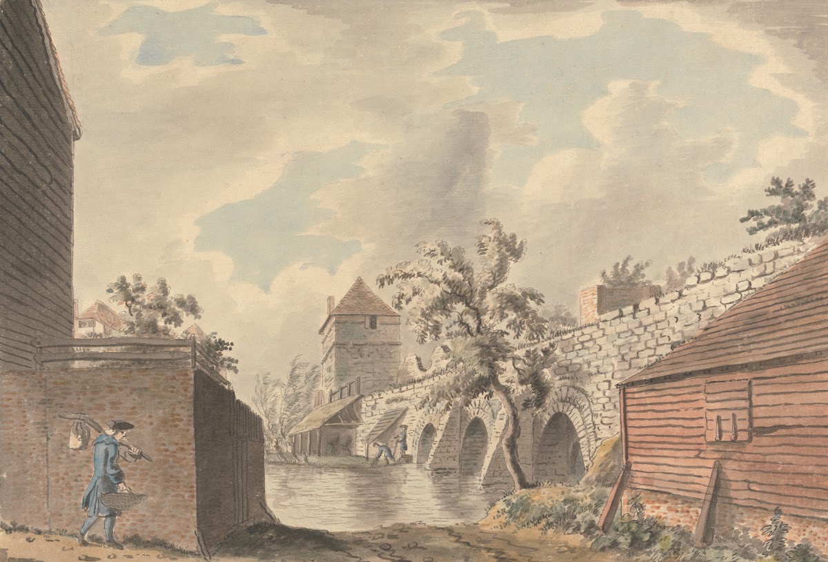 Arches in the City Wall Canterbury before 1769