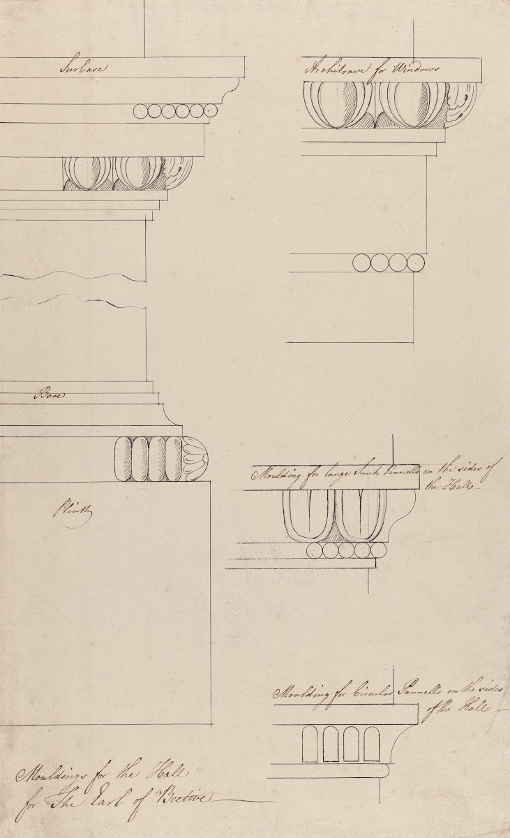 Headfort House Moldings in the Hall 1772