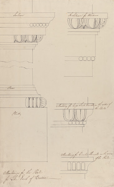 Headfort House Moldings in the Hall 1772
