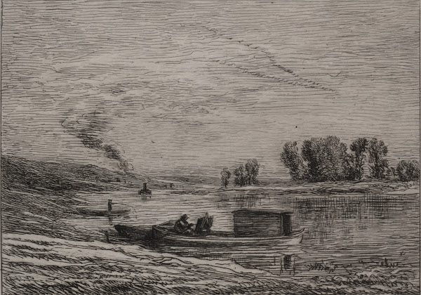 The Boat in Conflans 1866