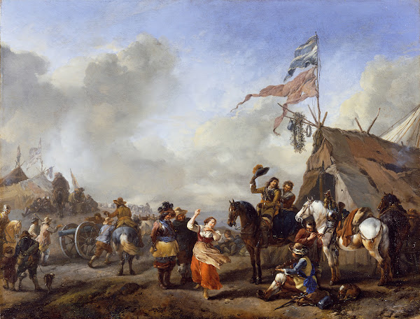 A Camp Scene probably 1650s
