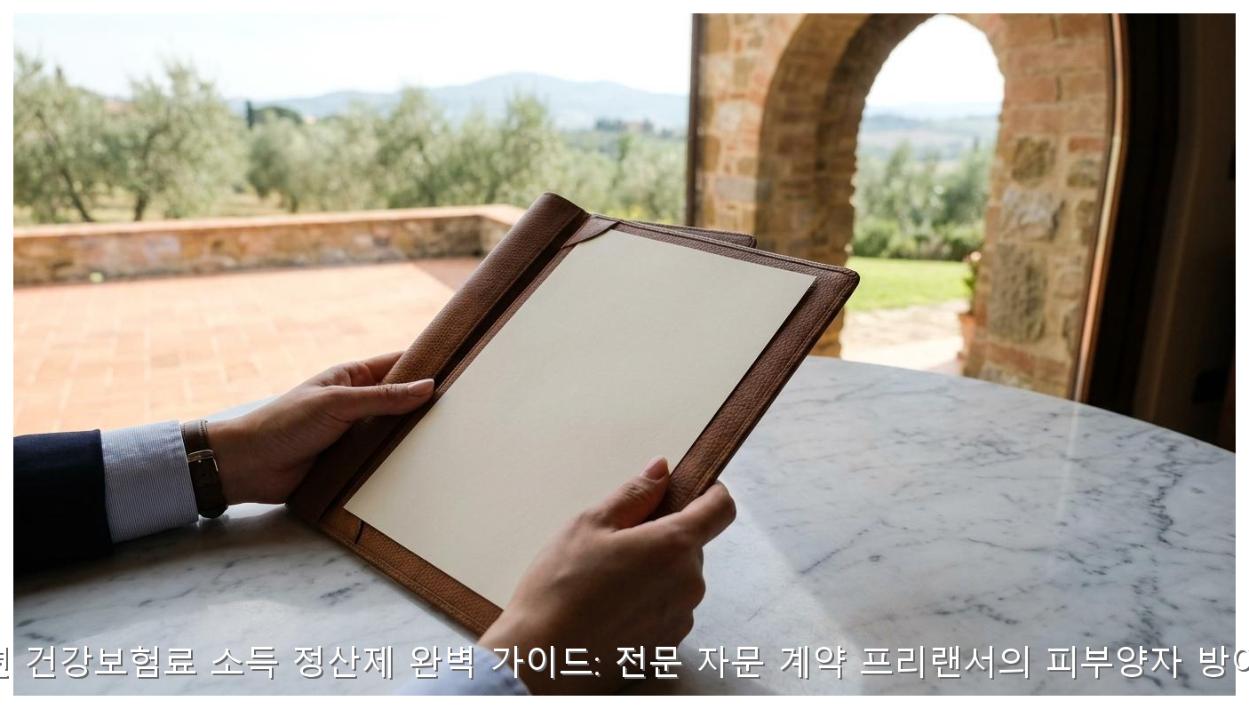 2026년 건강보험료 소득 정산제 완벽 가이드: 전문 자문 계약 프리랜서의 피부양자 방어 전략 핵심 안내 및 분석 인포그래픽 (3)