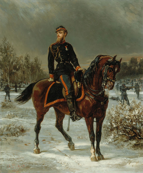 Henry Houssaye 1848 1911 Historien Et Critique En Uniforme De Sous Lieutenant De