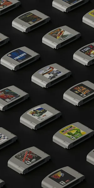 Nintendo 64, N64 Cartridge, Retro Gaming, Video Games 5K Wallpaper Background