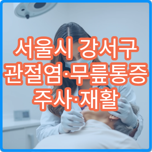 서울시 강서구 관절염·무릎통증 주사·재활 통합 관리 정형외과 병원