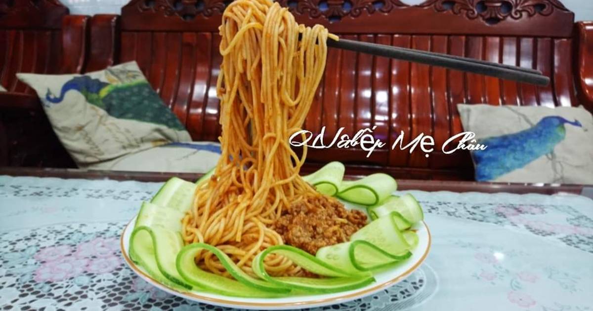 Spaghetti sốt bò bằm