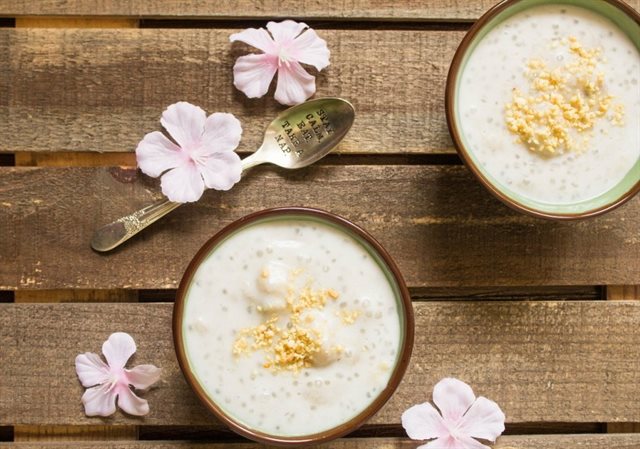 Chè Khoai Môn Bột Báng Cốt Dừa
