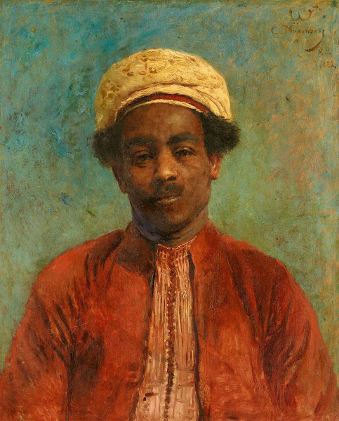 Bildnis eines nordafrikanischen jungen Mannes 1882
