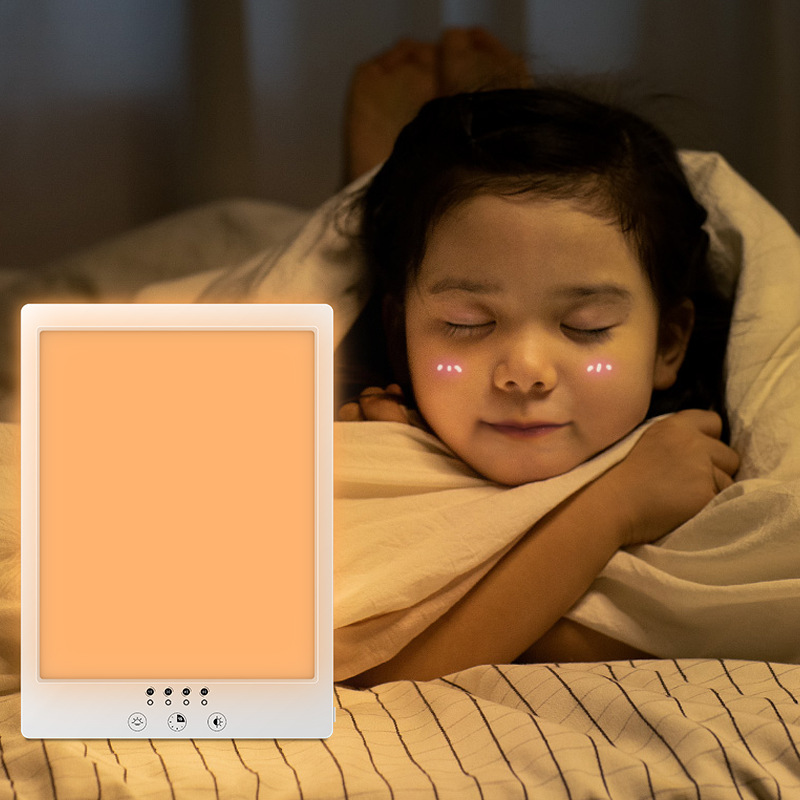 Daylight lamp with timer for light therapy