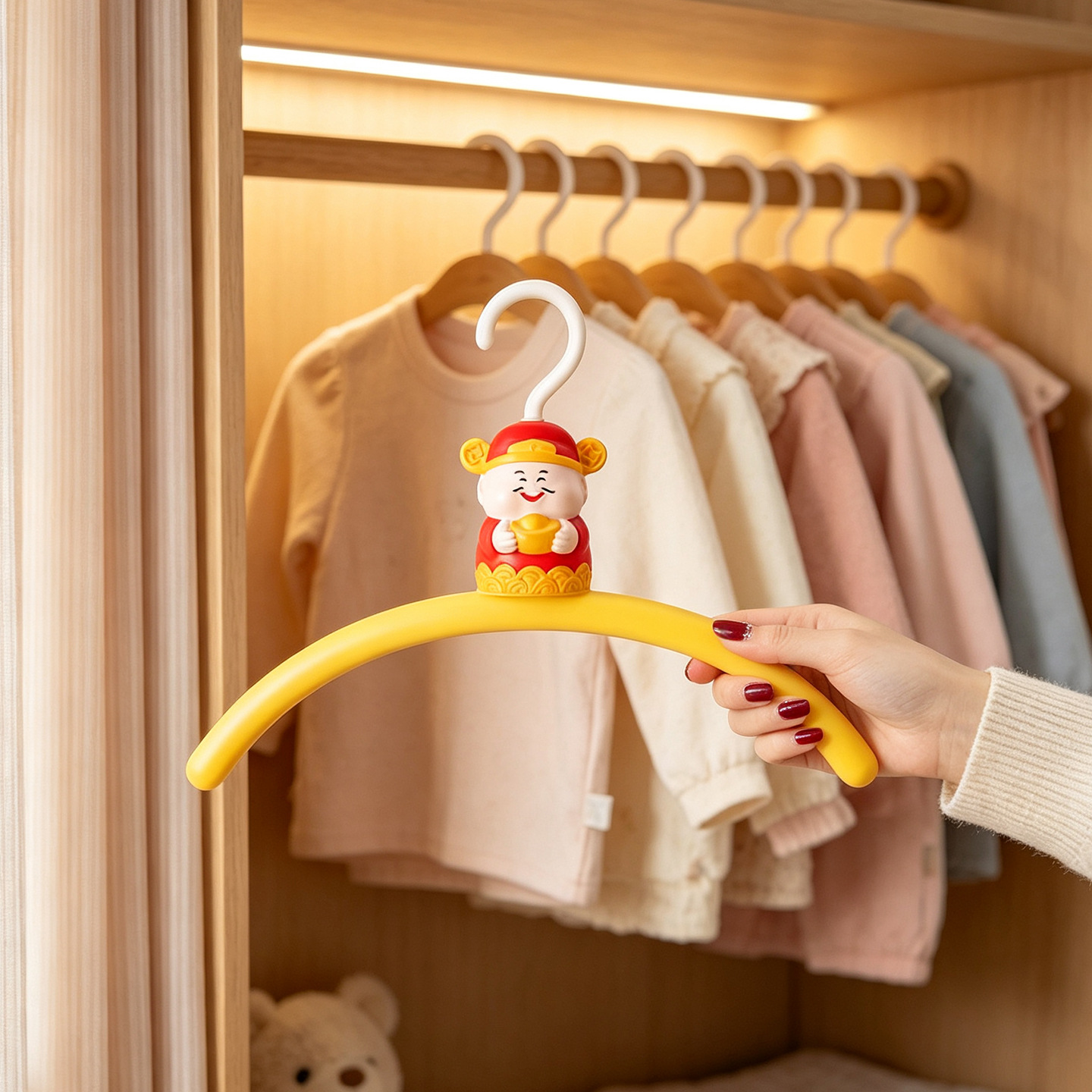 Non-slip clothes hanger, colorful