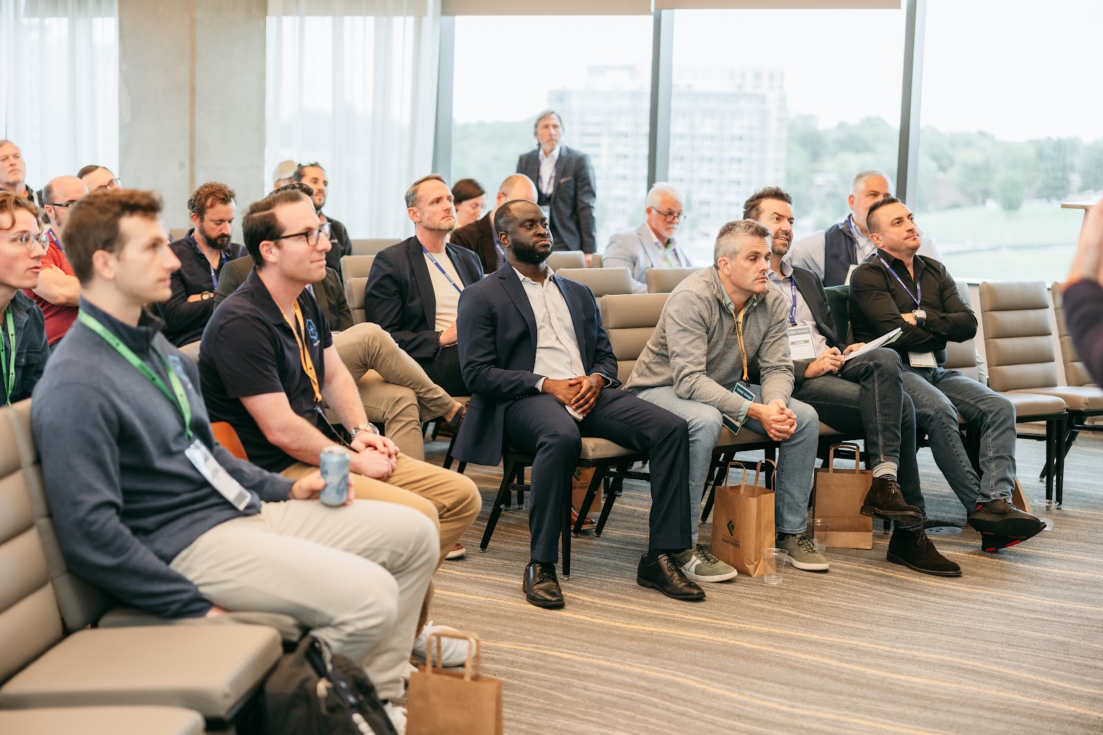 Group discussion at the event