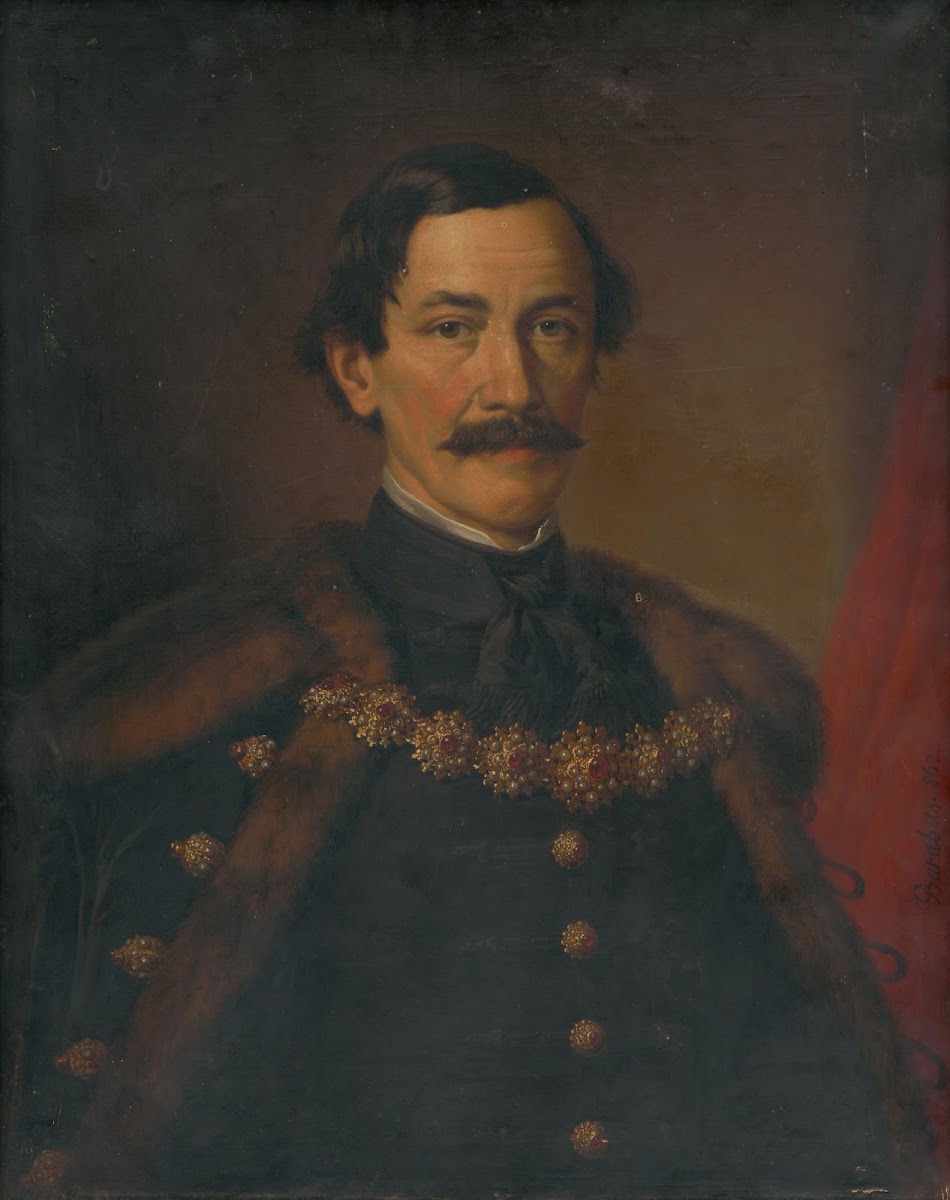 Portrait of Count Teleki Miklós Barabás 1862