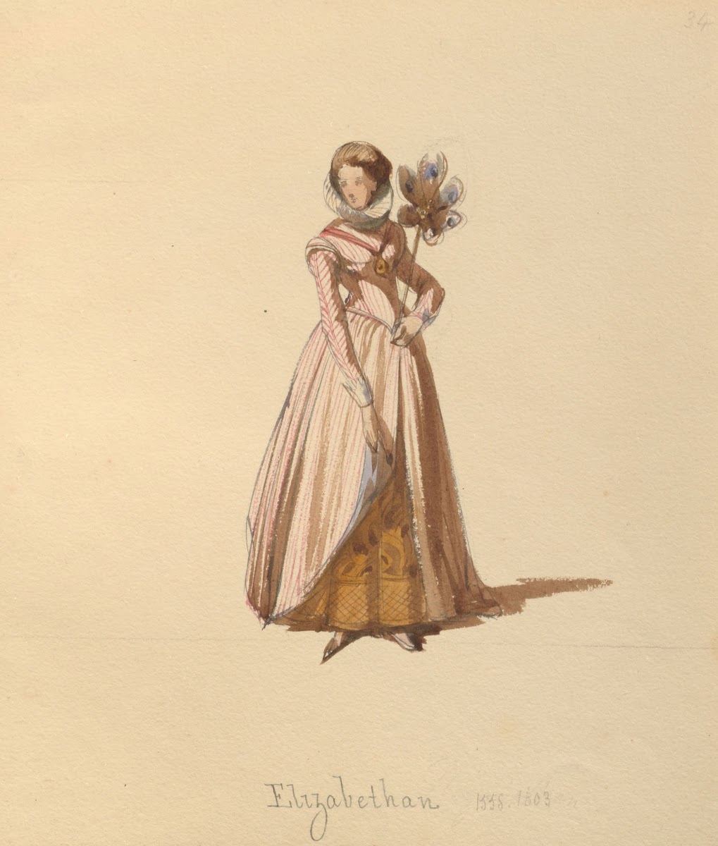 Sketches of costume Pl099 1842