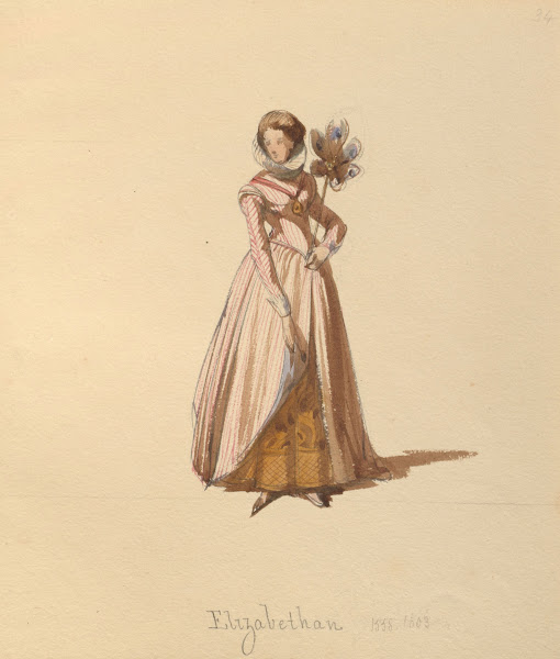 Sketches of costume Pl099 1842