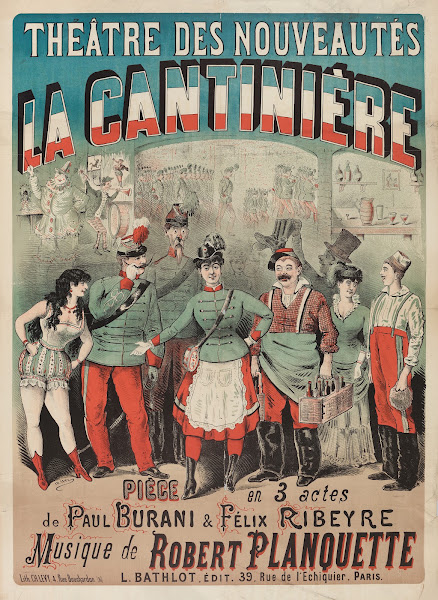 Theâtre Des Nouveautes La Cantiniere Piece En 3 Actes De Paul Burani  Felix Ribe