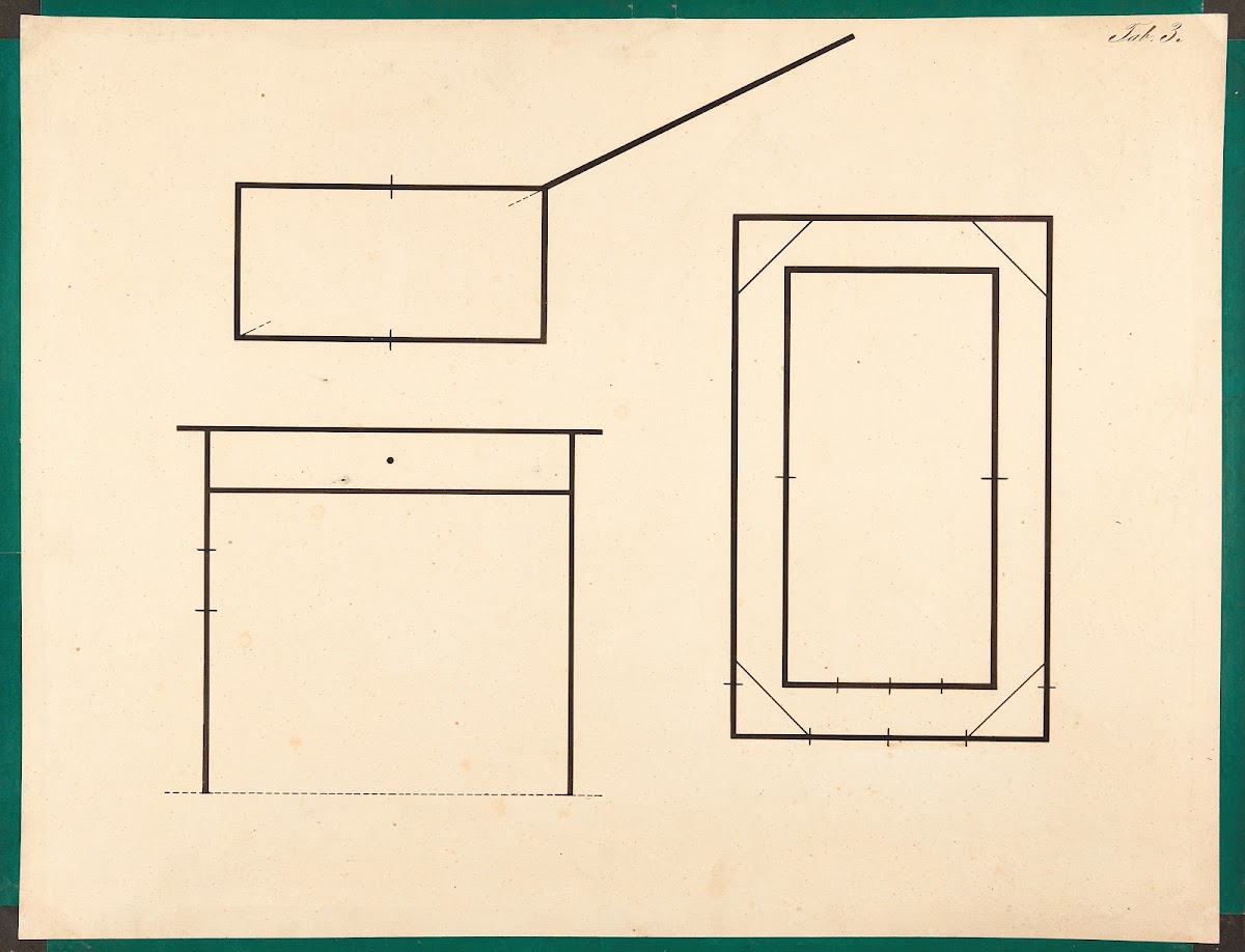 Table saucepan picture frame 1900