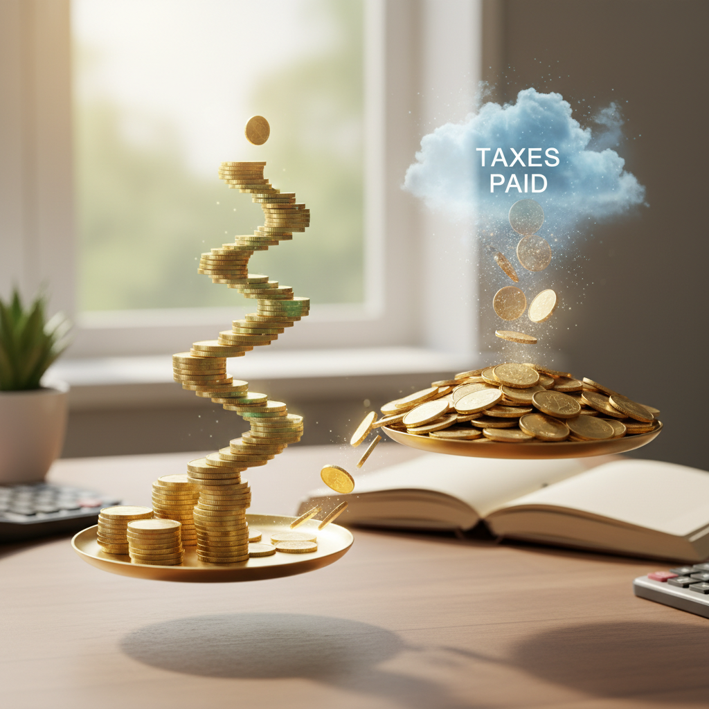 📈 세금 낼 돈으로 또 투자하는 '복리 효과'