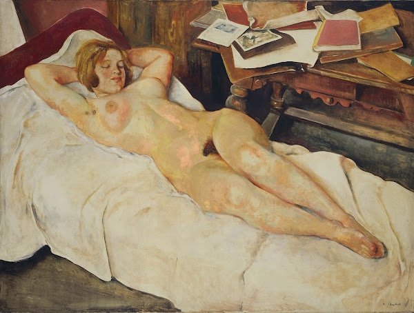 Liegender weiblicher Akt Circa 1924 25