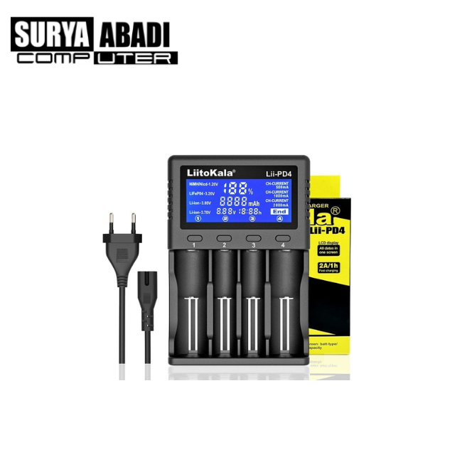 CHARGER BATERAI LIITOKALA PD4