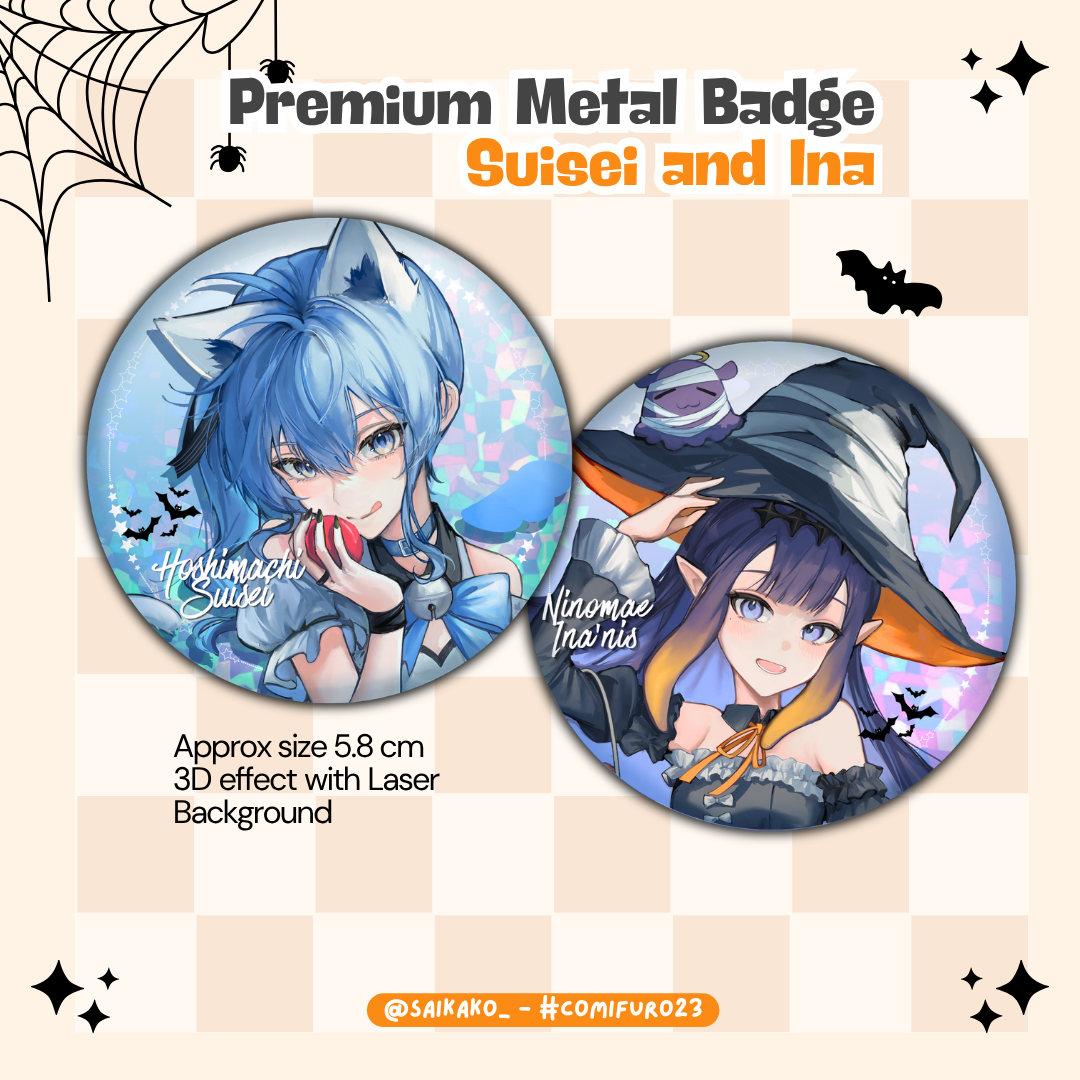 🎃Premium Metal Badge by Saikako