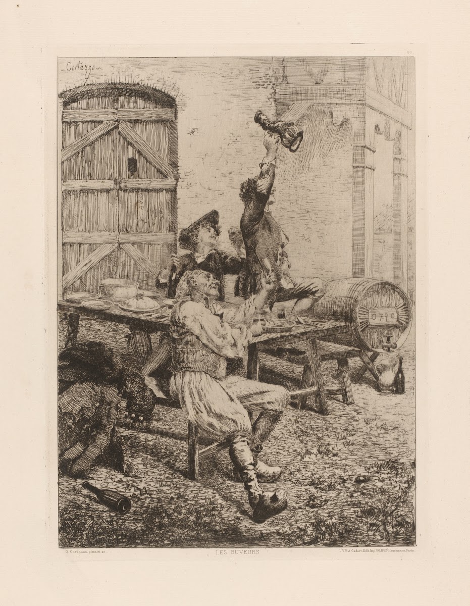 Les buveurs 1880